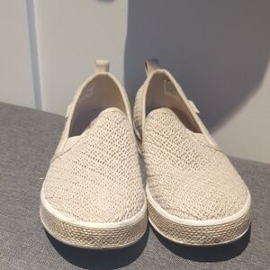 BOBS from Skechers Tan Espadrille Slip-Ons